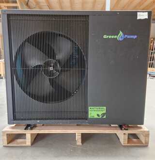 Warmtepomp 12KW – 3 Fase incl. trillingsdempers, Greenpump, Propaan, A